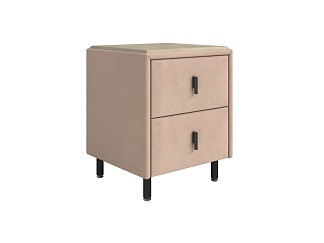 Тумба Орматек Sofix (Велюр/ЛДСП Casa Бежевый/Бунратти) 45x45