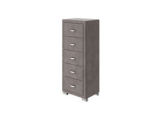 Комод Орматек OrmaSoft 2 (5 ящиков) (Ткань: Велюр Sohu Латте) 50x40