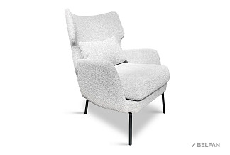 "Vavilon" кресло; нераскл.; 12; металл черный; Soul 910+Soul 910 (гр. 2/СМ)