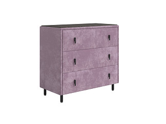 Комод Орматек Sofix (Велюр/ЛДСП Лофти Слива/Дуб Кантербери) 92x46