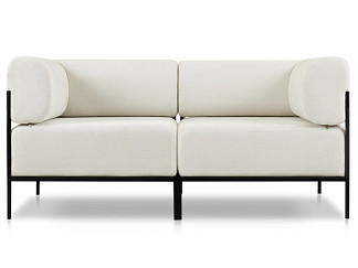 Диван модульный Нолан 1 Шенилл Белый