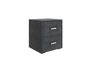 Тумба Орматек Dream (Ткань: Велюр Sohu Графит) 41x39