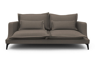 Орматек Mores 3-х местный прямой Soft (max) (Ткань: Шенилл Canvas brown) 104x226