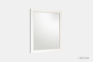 Зеркало для прихожей "Лика"; белая эмаль