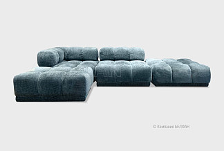 "Kioto" диван с оттоманкой; нераскл.; 16+90+10+18; Nicoya Vitara (гр.2/Турция)