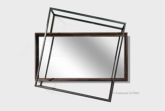 Зеркало "Cube Design" 140; графит