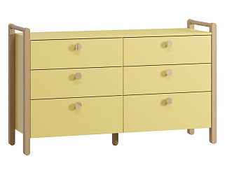 Комод Руффи-2 Mustard