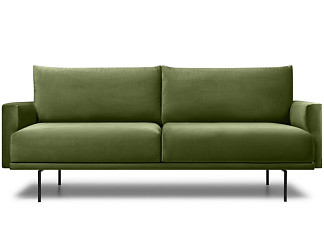 Диван прямой Мисл Barhat Olive