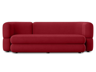 Диван прямой Brera Velour Cherry