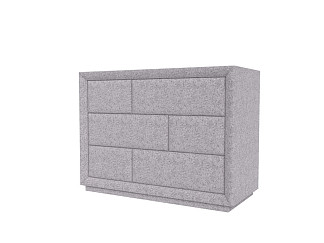 Комод Verda Modern (Ткань: Микрошенилл Rialto Дымчатый кварц) 48x106