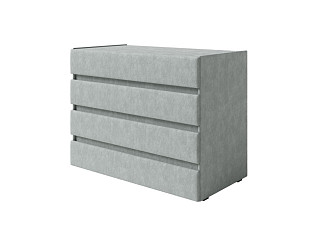 Комод Орматек Prime (Ткань: Флок Бентлей Дымчатый) 105x55