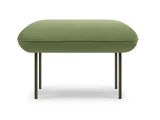 Пуф Наск Велюр Оливковый