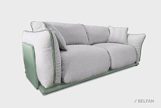 "Ferre" диван 3-х местный; нераскл.; 32; Zevs (131-01)+Zevs (131-01)+Oracul 695 (гр. 2/Турция+СМ)