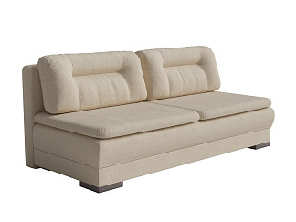 Орматек Диван-кровать Easy Home Base Middle (Ткань: Велюр Soft 2 Светло-бежевый) 150x200