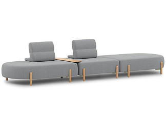 Диван модульный Альди-3 Bucle Grafit