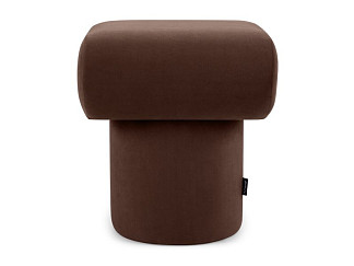 Пуф Плум Велюр Коричневый