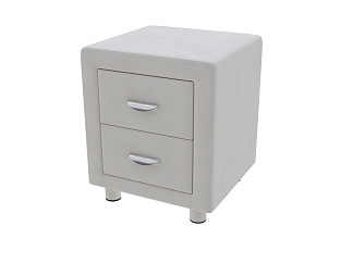 Тумба Verda (Ткань: Микровелюр Marino 2 Молочный) 50x40