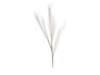 Ветка декоративная с искусственными перьями