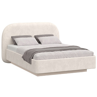 Кровать полутораспальная 140х200 Римини Сохо беж