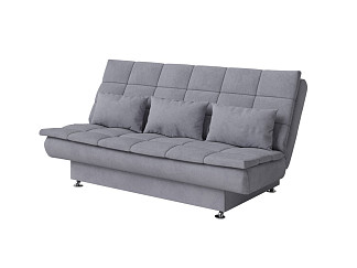 Орматек Диван-кровать Easy Light Middle next (Ткань: Велюр Teddy 318 Мокрый асфальт) 140x205