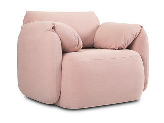 Кресло Тут Рядом Обнимаемся Вельвет Розовый