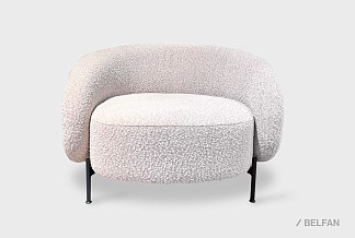 "Ливерпуль" кресло; нераскл.; 12; металл черный; Noble 420 (гр. 3/СМ)