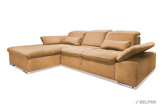 "Престон" диван с оттоманкой; раскл.; 8ML2MR; "Дельфин" (1940х1360); 30172(1) (гр.1)