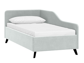 Кровать Лория 120 Velvet Silver