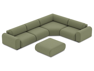 Диван модульный Маиль-6 Textile Grass