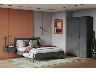 Спальня модульная Шелтон 2 Графитовый