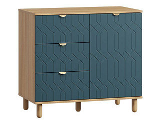 Тумба Теджонс-1 Deco Aquamarine Oak