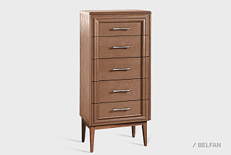 Комод "Сакраменто" 5 (высокий); трюфель