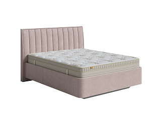 Кровать Fly Majesty с ПМ + Матрас Comfort Up Middle Plus (Ткань: Велюр Manhattan Латтэ) 200x200