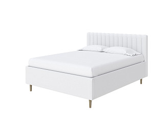 Кровать Орматек Madison Lite с бельевым ящиком (Экокожа Белый) 140x200
