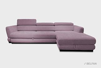 "Орландо" диван с оттоманкой; раскл.; 3ML8MR; "Впередвыкатной" (1580х1920); правый; венге; 1027(1) (гр.1)