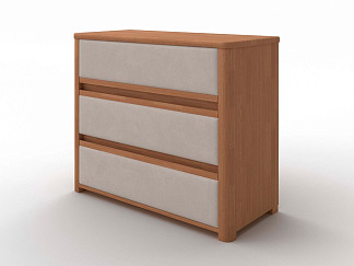 Комод Орматек Wood Soft (Ткань: Микровелюр Антик (сосна) с брашированием/Laska 15 Лён) 90x40