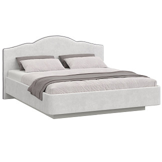 Кровать двуспальная 180х200 Амели Монреаль серый