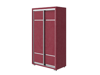 Шкаф Орматек Шкаф-купе 2х дв Orma Soft 2 (без зеркал) (Ткань: Микровелюр Manhattan Гранатовый) 119x60