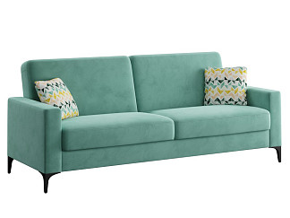 Орматек Диван-кровать Scandi (Ткань: Велюр Ультра минт Ментоловый) 120x200