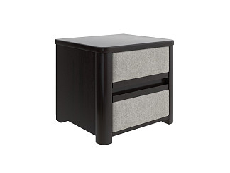 Тумба Орматек Wood Soft (ЛДСП Венге+ткань Венге (береза)/Sohu Крем) 45x40