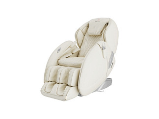 Массажное кресло Casada Alphasonic II (Экокожа Cream (кремовый)) 81x147
