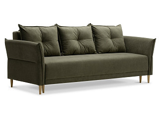 Орматек Диван-кровать Монти Middle (Ткань: Велюр Ultra cedar (зеленый)) 141x190