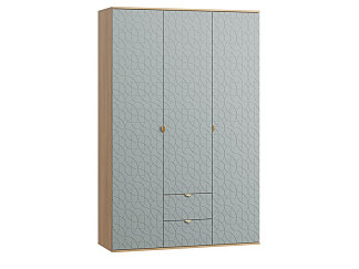 Распашной шкаф Монблан 3-139x215 Ритм Мятный