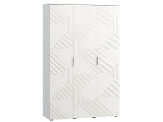 Распашной шкаф Шелтон 3-137x212 Белый