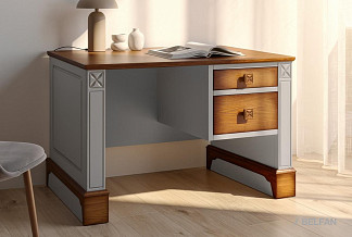 Стол письменный «Бриансон» (1 тумба справа); муссон+дуб