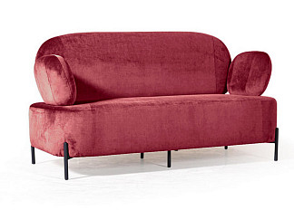 Орматек с металлическими опорами Dream (Ткань: Велюр Barkhat 16  Бордовый) 73x152