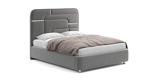 Кровать Грэта с серебряным декором