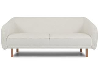 Диван прямой Коренс-3 Bucle White