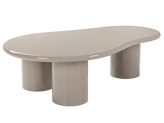 Журнальный стол Ролинс Бежевый Глянец