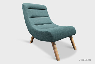 "Ронда" кресло; нераскл.; 12; лак; Blammo Azzuro (32153); (гр.4)